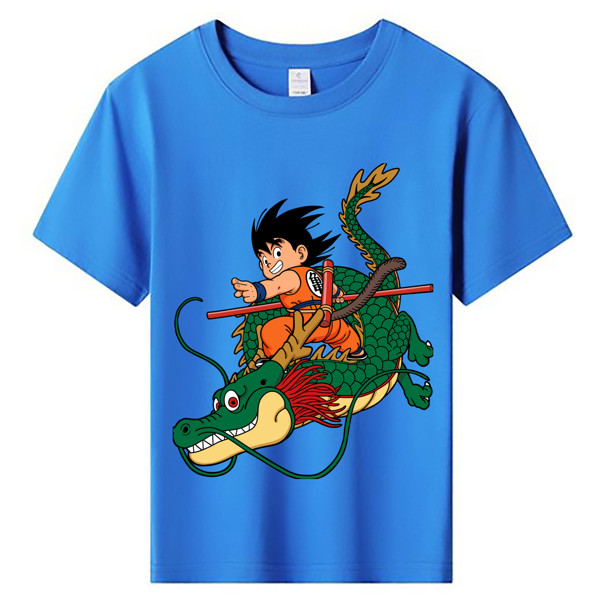 （画像用） ドラゴンボール 孫悟空（そん ごくう）Son Goku カカロット DRAGON BALL Kakarotto 綿100％キッズTシャツ（フロントプリント）